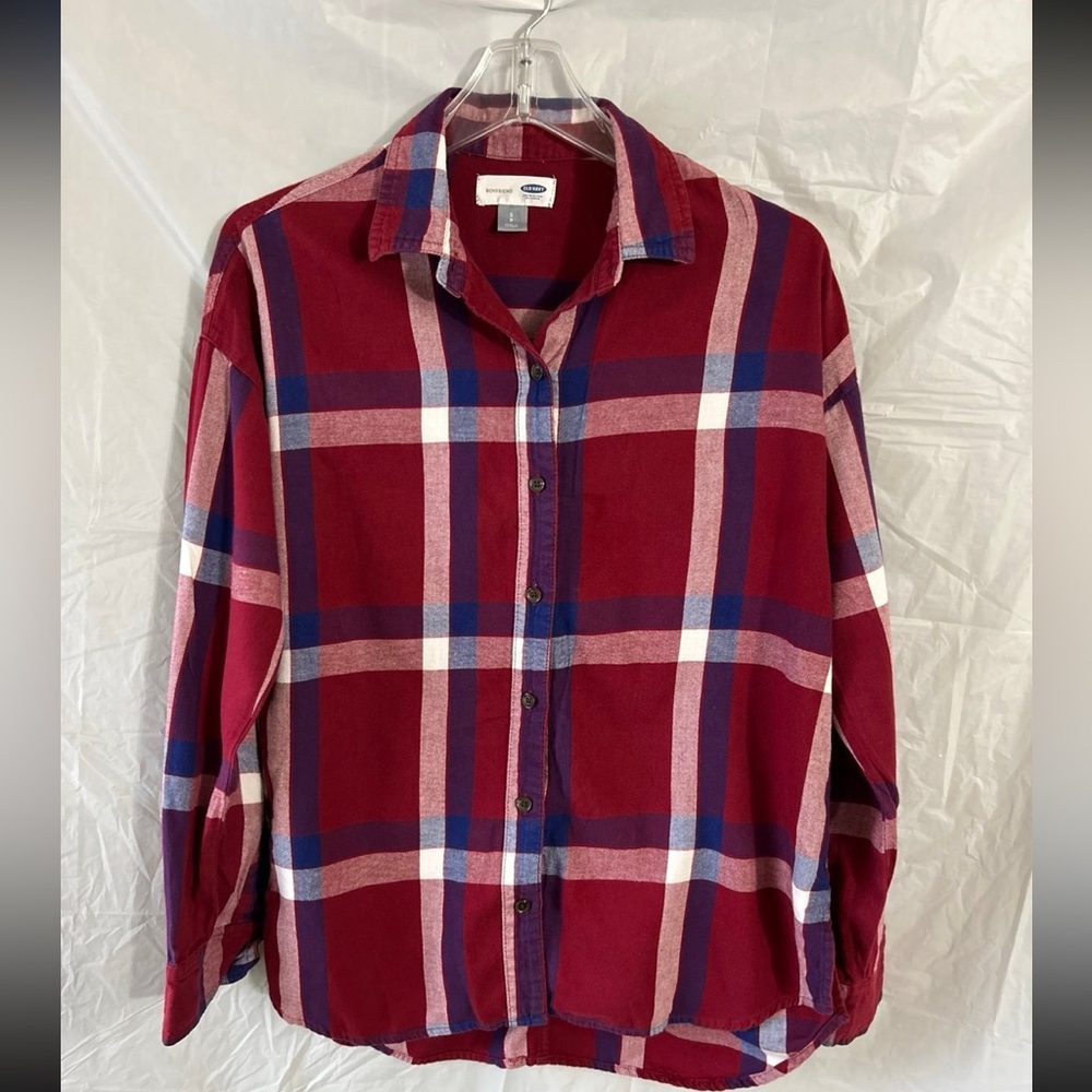 Old navy boyfriend Flannel women’s size s